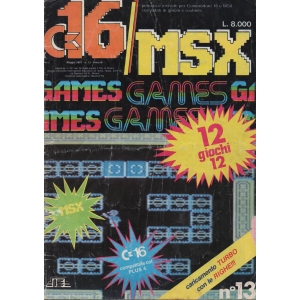 C16/MSX 13 (1987, MSX, Gruppo Editoriale International Education)