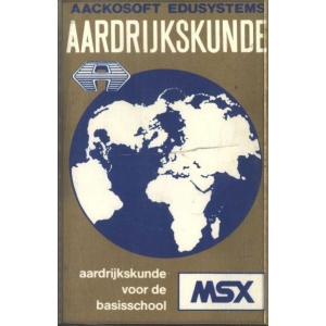 Aardrijkskunde (1985, MSX, Aackosoft Edusystems)
