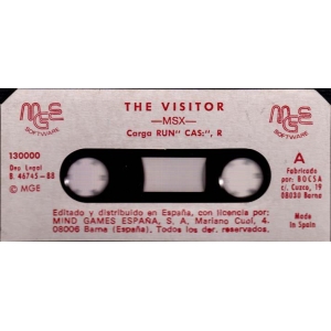 The Visitor (1988, MSX, Mind Games España, Bazar Catalunya)