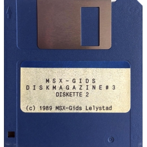 MSX-Gids Diskmagazine #3 (1989, MSX, MSX2, MSX Gids)