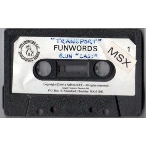 Fun Words Side 1 - Transport (1984, MSX, SoftCat, AMPALSOFT)