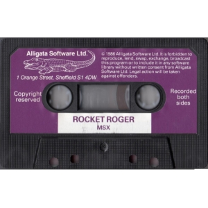Rocket Roger (1986, MSX, Alligata)