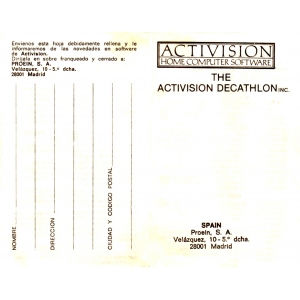 Decathlon (1984, MSX, Activision)