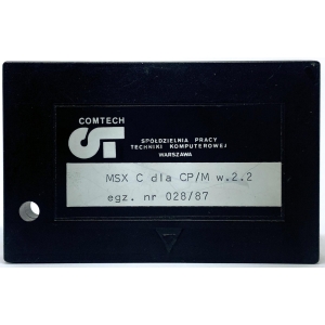 MSX C dla CP/M w.2.2 (1987, MSX, COMtech)