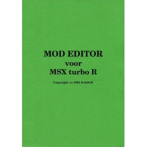 MOD Editor (1994, Turbo-R, Xelasoft)