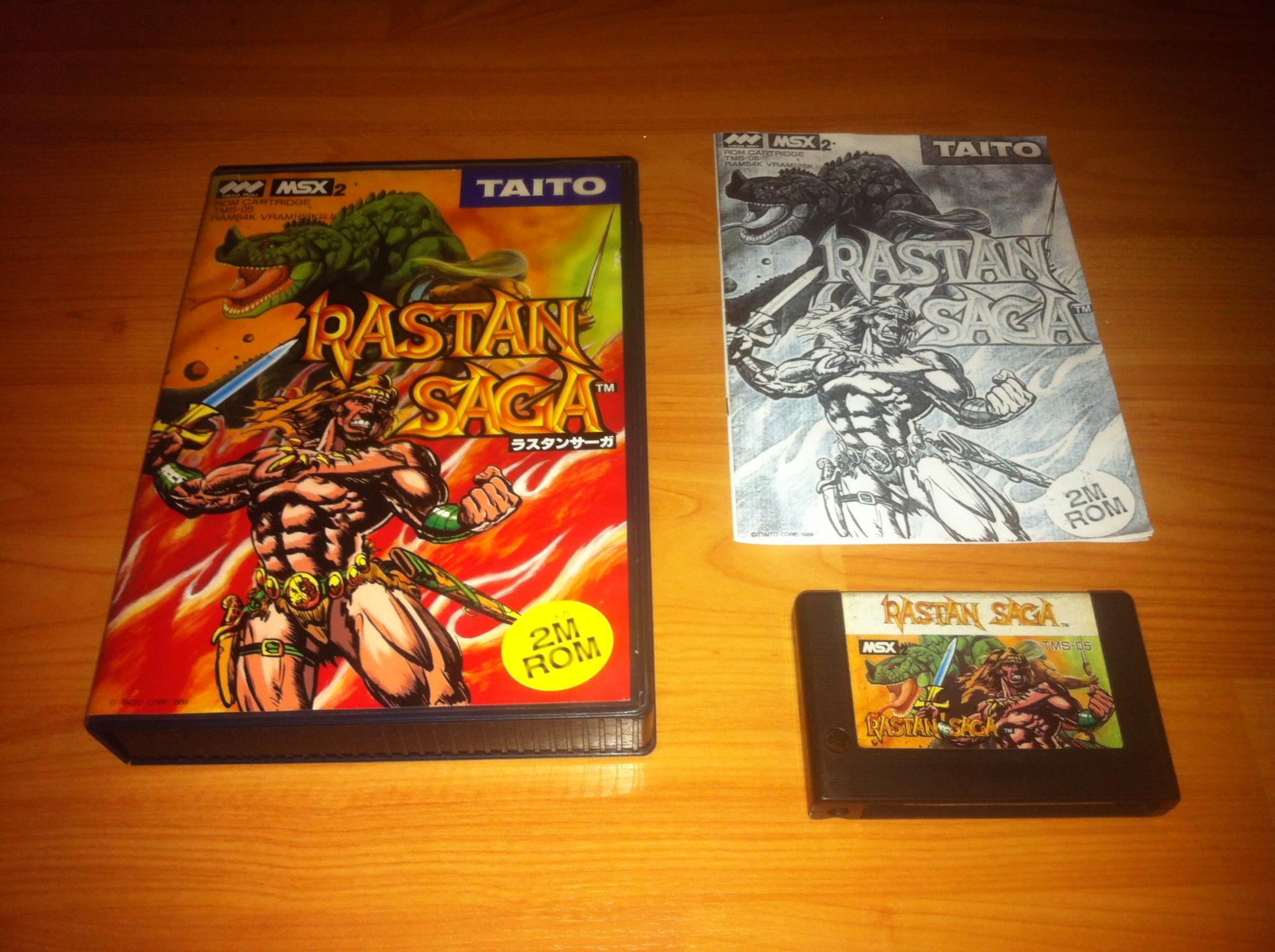 Rastan Saga (1988, MSX2, TAITO) | Releases | Generation MSX
