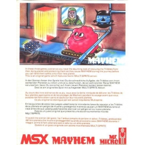 Mayhem (1985, MSX, Mr. Micro)