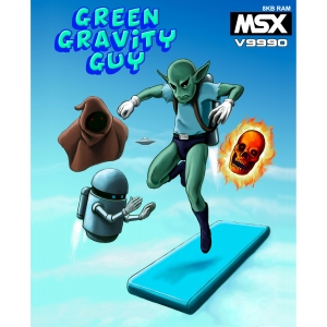 Green Gravity Guy (2016, MSX, bit Vision)