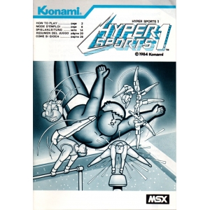 Hyper Sports 1 (1984, MSX, Konami)