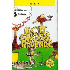 B.C. II - Grog's Revenge (1985, MSX, Sierra On Line, Sydney)