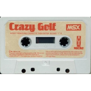 Crazy Golf (1984, MSX, Mr. Micro)