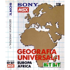 Geografia Universal 1 (Europa/Africa) (1986, MSX, DAI)