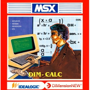 Dim-Calc (1985, MSX, DIMensionNEW)