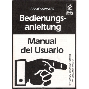 Game Master (1985, MSX, Konami)