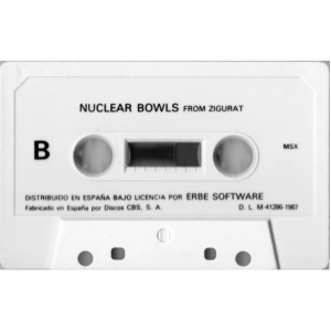 Nuclear Bowls (1986, MSX, Diabolic)