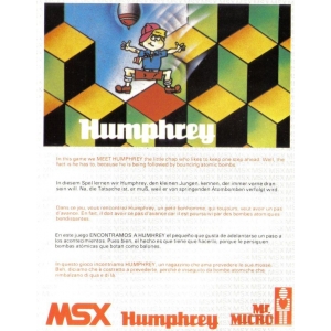 Humphrey (1984, MSX, Mr. Micro)