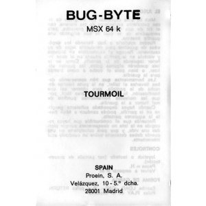 Turmoil (1985, MSX, Bug-Byte Software)
