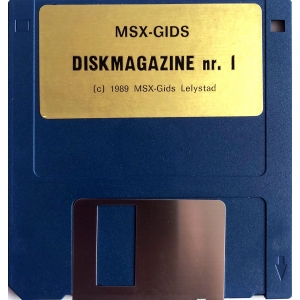 MSX-Gids Diskmagazine #1 (1989, MSX, MSX Gids)