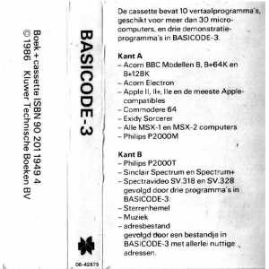 BASICODE-3 (1986, MSX, Kluwer)