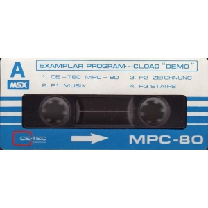 MPC-80 Examplar Program (1985, MSX, CE-TEC)