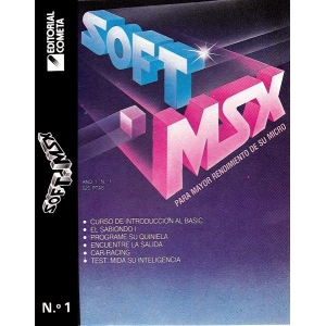 Soft MSX Nº1 (1985, MSX, Editorial Cometa)