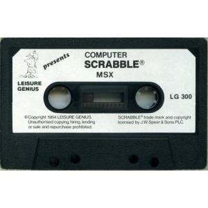 Computer Scrabble (1986, MSX, Leisure Genius)