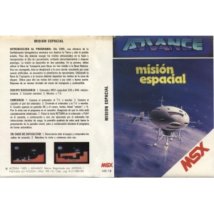 Misión Espacial (1985, MSX, J. Sánchez Armas)