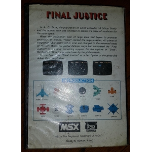 Final Justice (1985, MSX, Compile, AI Inc.)