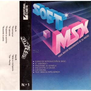 Soft MSX Nº1 (1985, MSX, Editorial Cometa)