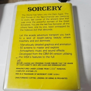 Sorcery (1985, MSX, Virgin Games)