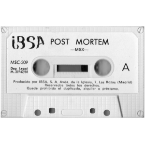 Post Mortem (1988, MSX, Genesis Soft, Iber Soft)