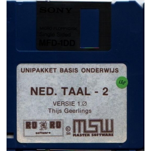 Unipakket Basis Onderwijs - Nederlandse taal 2 - Versie 1.0  (1988, MSX, MSW Master Software)