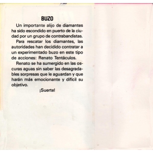 Buzo (1987, MSX, Edisoft)