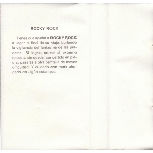 Rocky Rock (1986, MSX, Grupo de Trabajo Software (G.T.S.))
