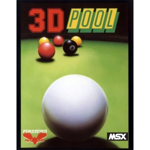 3D Pool (1989, MSX, Aardvark Software)