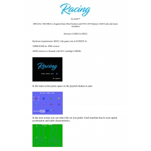 Racing (2025, MSX2, bosh77)