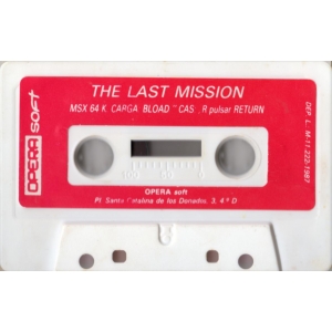 The Last Mission (1987, MSX, Opera Soft)