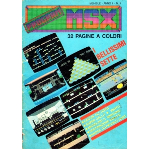 Program MSX No.7 (1987, MSX, Edizioni Società SIPE)