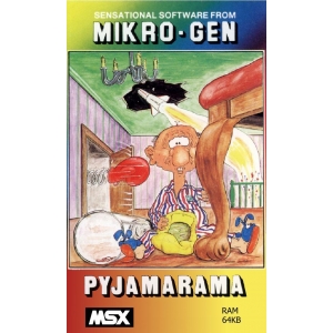 Pyjamarama (2024, MSX, MIkro-Gen)