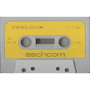 Deelsom (1986, MSX, Aschcom)