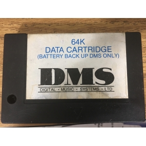 64K Data Cartridge (Battery back up DMS only) (1986, MSX, Beorn Designs)