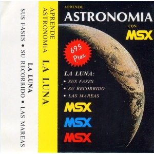 Aprende astronomía con La Luna (1986, MSX, Grupo de Trabajo Software (G.T.S.))
