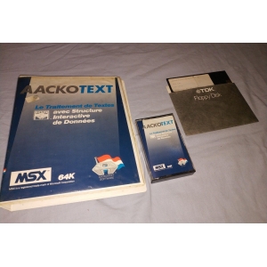 Aackotext II (1985, MSX, The Bytebusters)