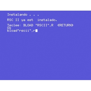 Ensamblador / Desensamblador R.S.C. II (1990, MSX, R.S.C. Software)