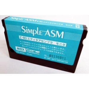 Simple ASM (1984, MSX, Coral Corporation)