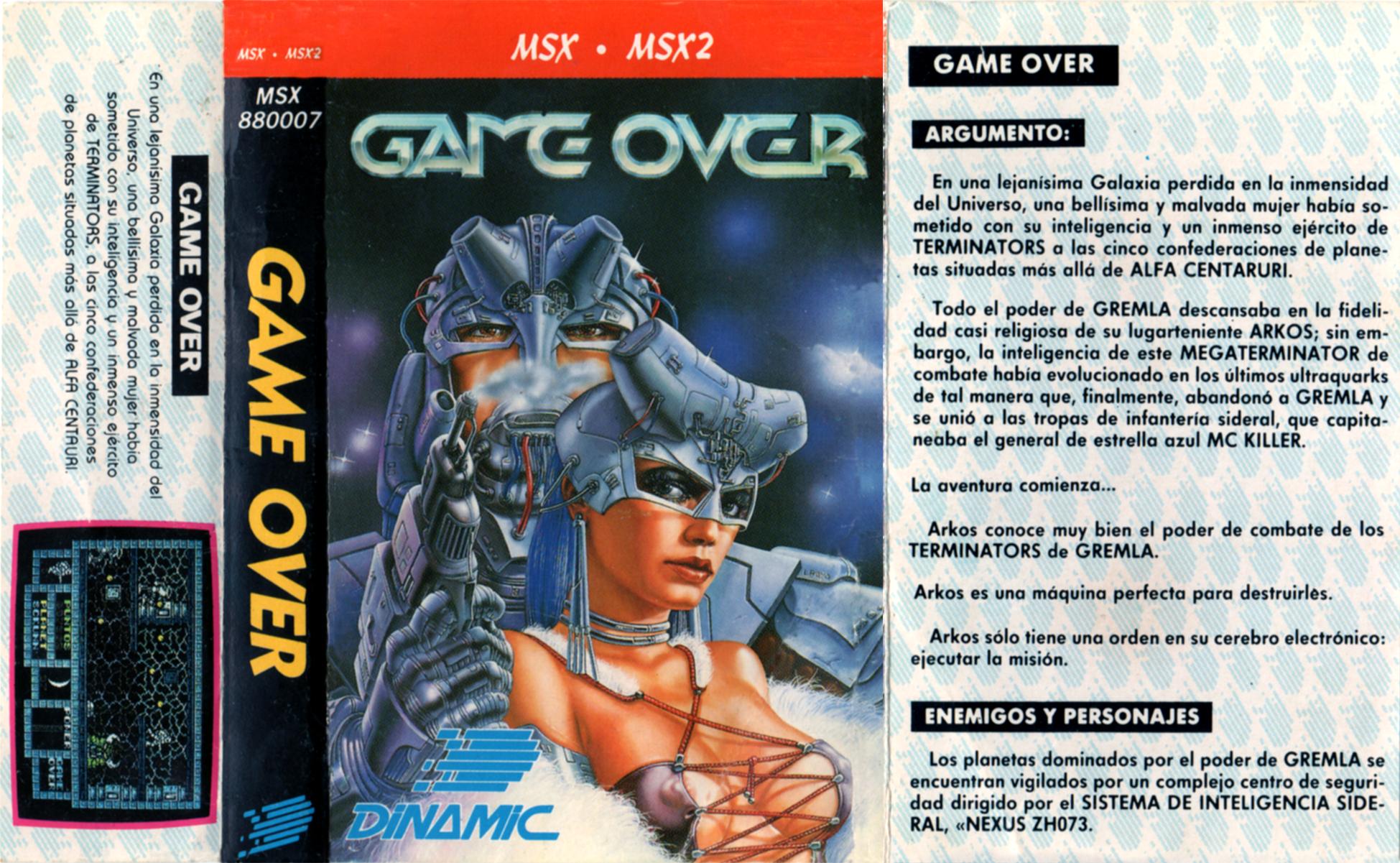 Game Over (1988, MSX, Dinamic) | Releases | Generation MSX