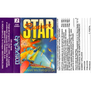 Star Runner (1986, MSX, Manhattan Transfer)