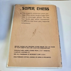 Superchess (1984, MSX, Kuma Computers)