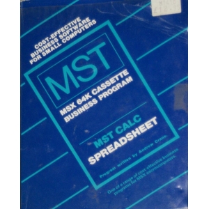 MST Calc - Spreadsheet (1985, MSX, MST Consultants)