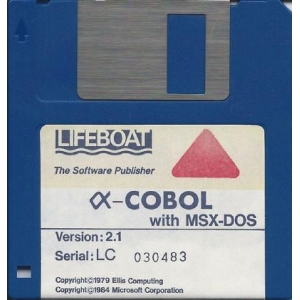 Alpha-Cobol (1986, MSX, MSX2, Lifeboat)